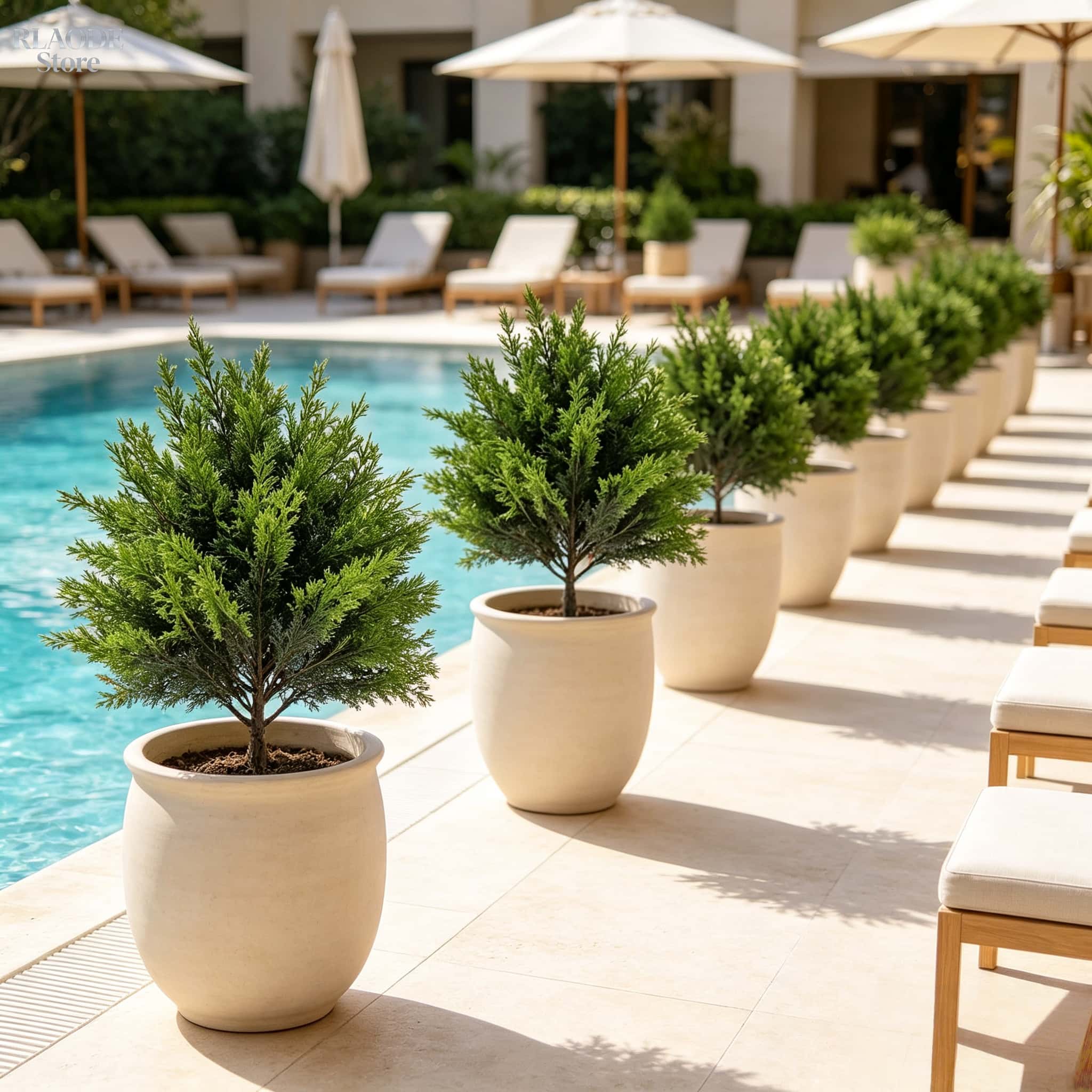 ต้นสนประดิษฐ์สำหรับตกแต่งภายนอ - Dracaena Marginata บทวิจารณ์และราคา